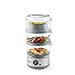 Petra PT2726ZV2HEVDE - Vaporiera elettrica a 3 livelli, 7,5 l, cestelli e...
