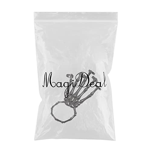 Image of Club BollywoodSkeleton Hand Bracelet with Rings Elasticity Wristband for Party Black| Bracelets| Bracelets|Jewelry & Watches|• Jewelry & Watches|1 Piece Skull Skeleton Hand Bracelet with Ring