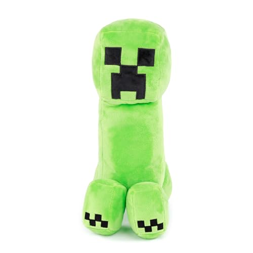 Jay Franco Minecraft Creeper Plüsch-Minikissen & Decke 130 x 150 cm – Set mit Flauschiger Kuscheldecke und Kissen für Kinder, weiches 2-teiliges Kuschelset