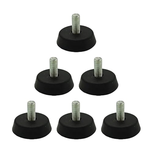Patas de nivelación ajustables de alta resistencia para suministros de muebles, pack de 6 2