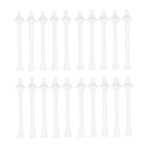Healeved Plastic Disposable Wax Applicator Stick 20pcs for Nose Hair Facial Hair Removal