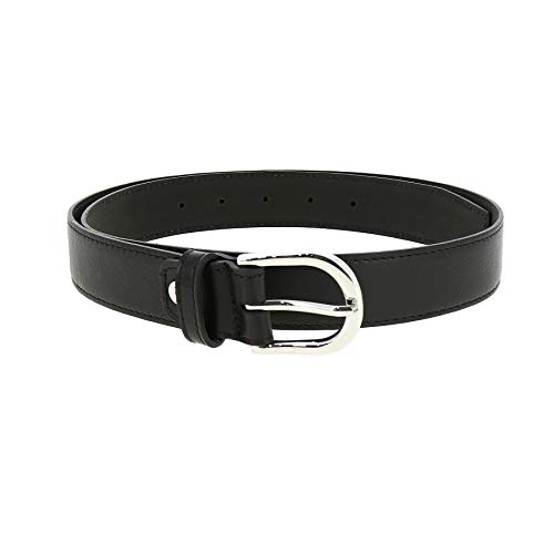FASHIONGEN - Premium Durable Genuine Italian-Made Leather BELT for Women, FLORDELIS3