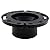 RecPro RV Toilet Closet Flange | 4x3 | ABS Plastic | Toilet-to-Floor Mount | RV Plumbing Accessories | (Flange + Wax Ring)