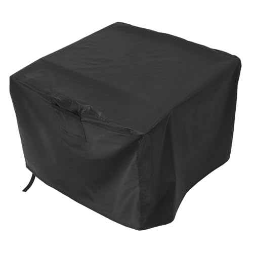 VICASKY Outdoor Fire Pit Supplies Square Fire Pit Cover Oxford Fabric Protection
