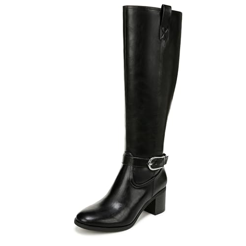 Life Stride Womens Legend Block Heel Riding Boot Knee High Boot Black 7 M by LifeStride - Used condition - US$50.00