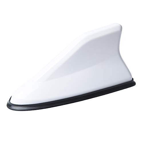 Antenne requin voiture noire amplifie le signal FM et remplace l'antenne de toit
