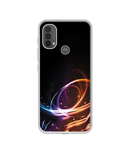 Image of Abstract Background Design Printed Silicon Soft TPU Back Case Cover for Motorola Moto E30 4G / E40 4G