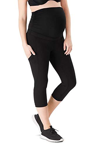 Belly Bandit Power Capri-Leggings für Damen, Schwangerschaft, Bump, Aktivkleidung, stützend, Stretch, Umstandsmode