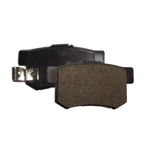 Image of Detroit Axle - Rear Brake Pads for Honda CR-V Element Odyssey Acura TL RDX CL Legend RL Isuzu Oasis Ceramic Brake Pads w /Hardware Replacement