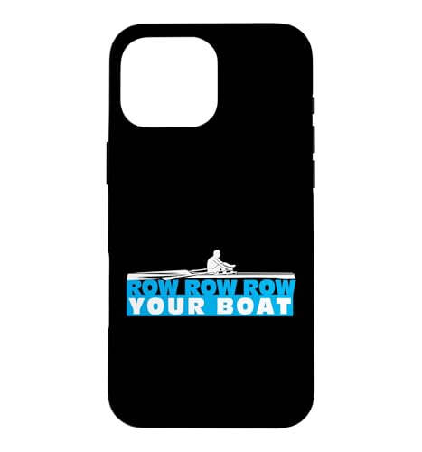 Row Row Your Boat Crew Team �}�b�`���O �{�[�g �{�[�g �I�[�� �X�}�z�P�[�X iPhone 16 Pro Max �p