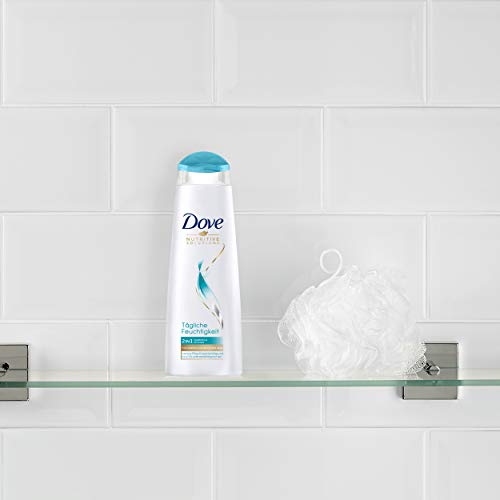 Dove Nutritive Solutions 2-in-1 Shampoo and Conditioner for Normal to Dry Hair, Daily Moisturising Shampoo and Conditioner, 250 ml, Pack of 1 - Image 8