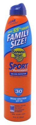 Banana Boat Continuous Spf#30 Spray Sport 9.5 Ounce Family Size (281ml) (2 Pack)