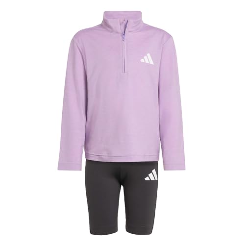 adidas Mädchen GOTO PZ SPORTS SET, active purple/ice lavender/white, 6-7 Years