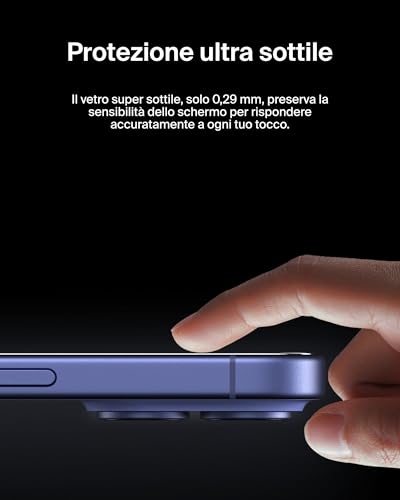 Belkin Screenforce Invisiglass Pellicola Protettiva Per Iphone 16 Plus, Pellicola Antigraffio, Easy Align Per Applicazione Senza Bolle, Vetro Riciclato Per Iphone 16 Plus, Iphone 15 Plus, 14 Pro Max - 7