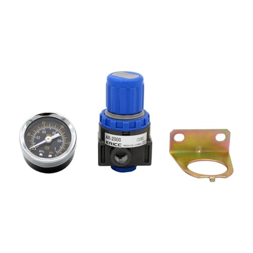 Régulateur de pression d'air stable AR2000 avec manomètre de soupape