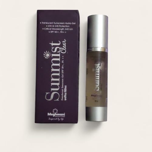 Image of Sunmist Clear SPF 50 | Invisible, Non-Greasy Sunscreen for All Skin Types | Broad Spectrum UV Protection (50g)