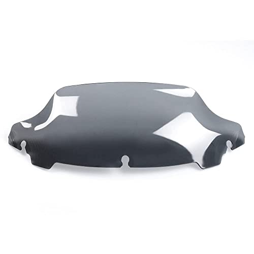 Image of Smoke 7 inch Wave Windshield Windscreen Compatible for 2014-2024 Harley Davidson Touring Street Glide /Electra Glide /Ultra Limited /Tri Glide FLHT FLHX FLHXS FLHTK 14-24