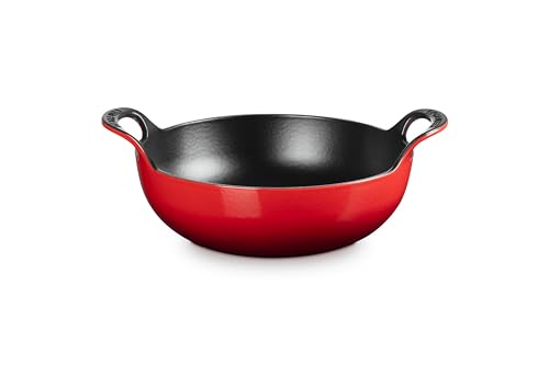 Le Creuset Balti Dish aus Gusseisen, 24 cm, 2,7 Liter, Kirschrot, 20142240600460 – Ansicht 2
