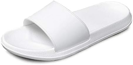 Happy Lily Unisex Slip-on Slippers Non-Slip Open Toe Shower Sandals Indoor or Outdoor Mule Think EVA Resin Foams Sole Pool Shoes Bathroom Slide for Adult