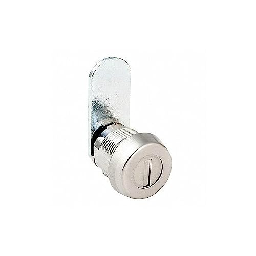 CCL Security Products 62204 Weatherized Cam Lock, 7/8 Inch Length, Keyed: KA