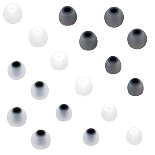 Image of Replacement Earbud Tips Earbud Covers Silicone Tips Ear Gels Fit for Inner Hole from 3.8mm - 5.1mm Earphones 9 Pairs S /M /L