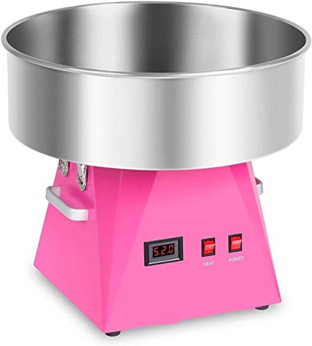 AJH Zuckerwatte-Hersteller Zuckerwatte-Maschine Zuckerwatte-Hersteller 1030W 52 cm Edelstahl für Barbecue Picknick…