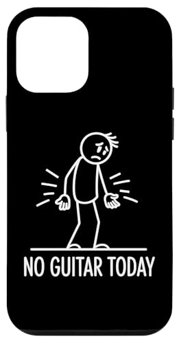 No Guitar Today, Funny Sad Stickman �M�^���X�g ���y�v���[���[ �X�}�z�P�[�X iPhone 12 mini �p