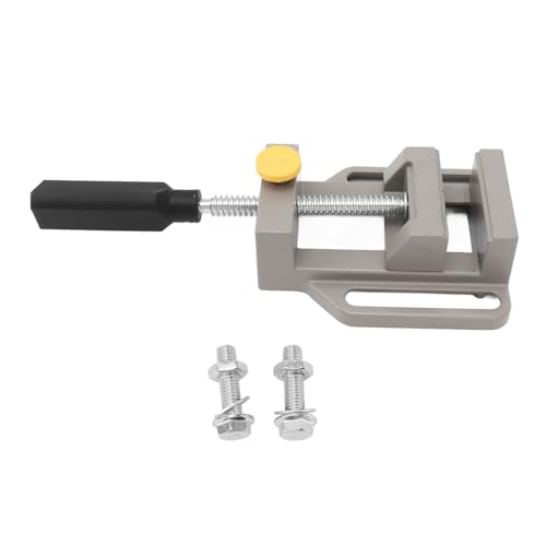 Drill Press Vice, Aluminum Alloy Woodworking Vise Toilet Small Vise for DIY Sculpture Grinding Craft