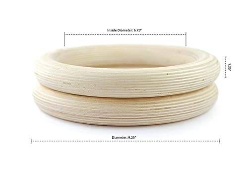 Anillas Gimnásticas de Madera con Cintas Ajustables miniatura 4