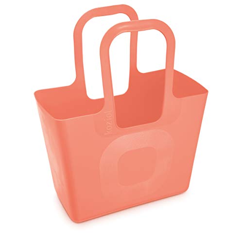 Koziol Tasche XL Cesta de la Compra Durazno - Bolsas de Compras (Cesta de la Compra, Durazno, Monótono, M.C. Hamel & A. Mendini, Milano, 440 mm, 215 mm)