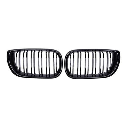 Calandre E46 4 portes 2002-2005 noir brillant double lamelle