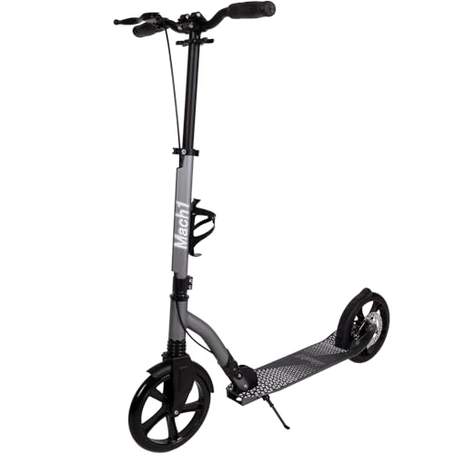 Mach1 Kick Scooter ALU City Roller Tretroller Große XXL Wheel von 145 bis 250mm Rollen/Reifen Erwachsene und Kinderroller klappbar Kickscooter