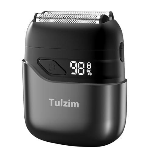 Mini Electric Razor, Upgraded Electric Shaver for Men, Foil Shaver for Men with 3 Blade Heads Floating Head IPX7 Waterproof Wet/Dry USB Type C