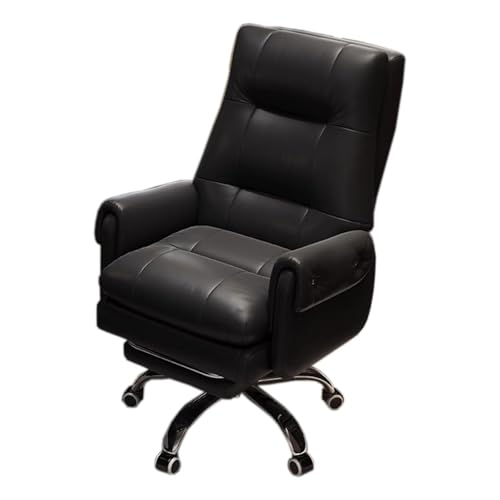 Silla de oficina con altura ajustable, respaldo reclinable, giro de 360°, cómoda silla de escritorio para el hogar y juegos