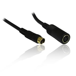 CDL Micro 5 m SVHS/S-Video mannelijke naar vrouwelijke verlengkabel draad met vergulde stekkers