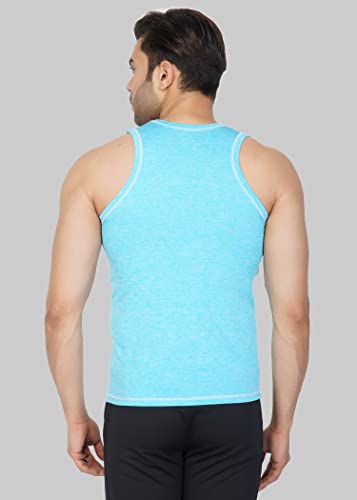 Image of Vector X OMT-199 Men Sleeveless Tshirt, Textured Vest for Men, Polyester Sando for Gym, Cycling, Running, & Other Sports