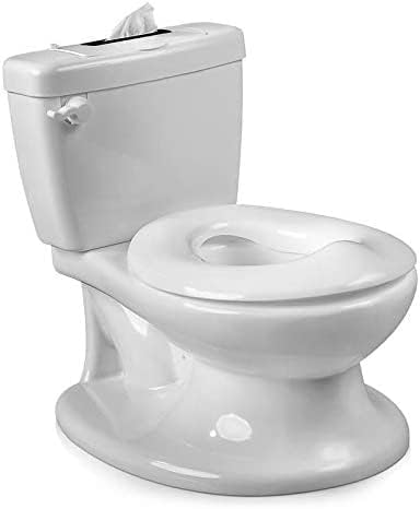 Potty Training Seat Toilet Chair for Toddler Girls Boys Baby Kids - Portable Travel Trainer with Removable Bowl and Wipe Dispenser