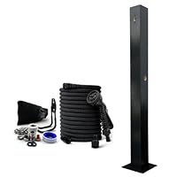 Amazon | ステンレス鋼円形立水栓（蛇口：上C+下C） - 凍結防止屋外