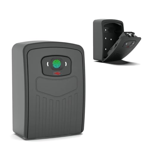 Bluetooth Finrprint Safe Box Smart Life App Key montaggio a parete antifurto Lockbox con accesso password sicuro per casa e ufficio