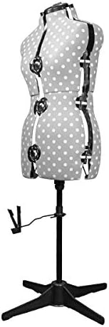Sewing Online Schneiderpuppe Verstellbar - Größe L Für EUR 48-50 Mit Punktmuster
