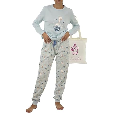 LITTLE UNICORN Women's Cotton Pyjama Set Cover