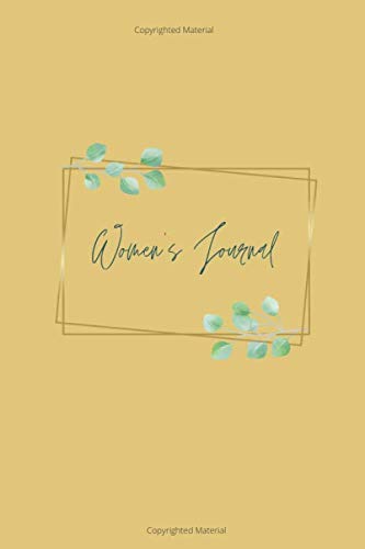 women's journal: women's journal notebook; writing notes, diary,Simple and elegant Notebook, 110 Pages, 6 x 9 inches