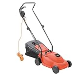 Coopers of Stortford - 1300W Electric Rotary Lawn Mower - Lightweight Plug In Grass Cutter with 32cm Cutting Width - 30L Collapsible Collection Bag