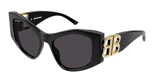 Balenciaga BB0287S Black/Black 55/19/130 women Sunglasses