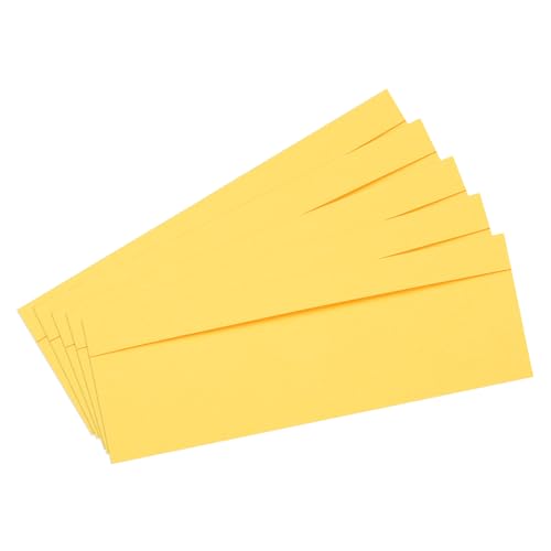Enveloppes de travail YOKIVE dorées pour sécuriser l'envoi de vos factures et chèques bancaires