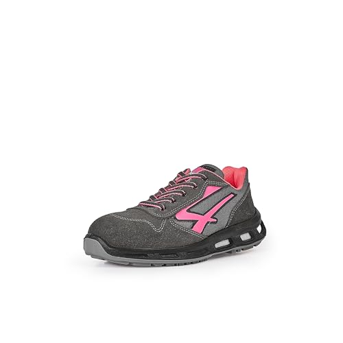 U-POWER Rep UP GEMINI, Zapatos de seguridad, Zapatillas deportivas ligeras antipinchazos unisex, suela Bast, inserto Infinergy, con puntera de aluminio - 38