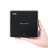 サンワダイレクト ミニDVDプレーヤー CD/DVD 再生専用 リージョンフリー CPRM対応 HDMI/RCA出力 USB給電 リモコン付き 400-MEDI052