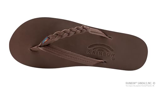 Image of Rainbow Sandals Women's Double Layer Flirty Braidy Premier Leather w /Single Braided Strap