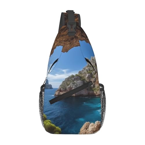 Bolso cruzado para hombre mochila deportiva de hombro miniatura 1
