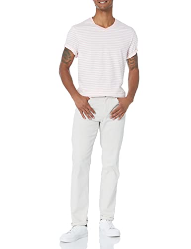 Amazon Essentials Maglietta con Scollo a v a Righe...